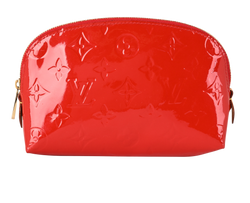 Louis Vuitton Cosmetic Pouch, Vernis Leather, Red, SR215R, DB, 2*